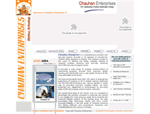 Tablet Screenshot of chauhanenterprises.com